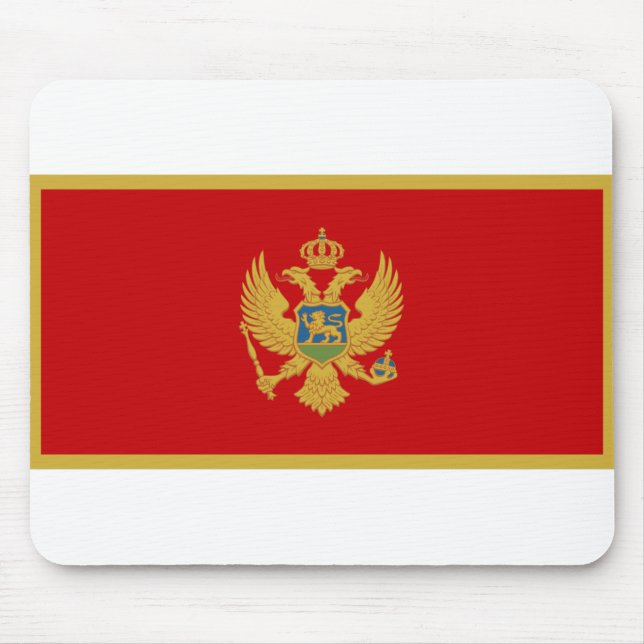 Montenegro Flag Mouse Pad (Front)
