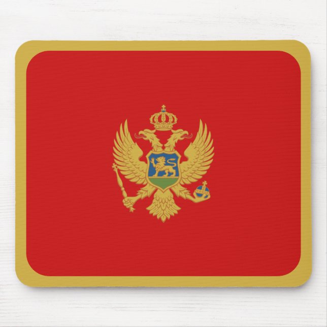 Montenegro Flag Mousepad (Front)