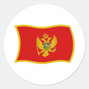 Montenegro Flag Sticker