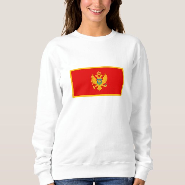 Montenegro Flag Sweatshirt (Front)