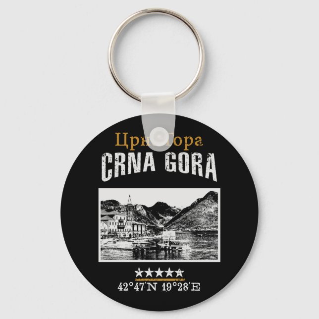 Montenegro Keychain (Front)