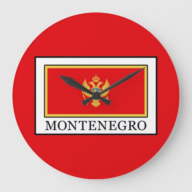 Montenegro Large Clock (Front)