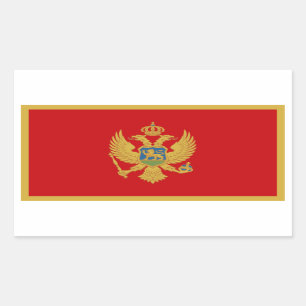 Montenegro/Montenegrin Flag Sticker