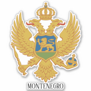 Montenegro National Coat Of Arms Patriotic
