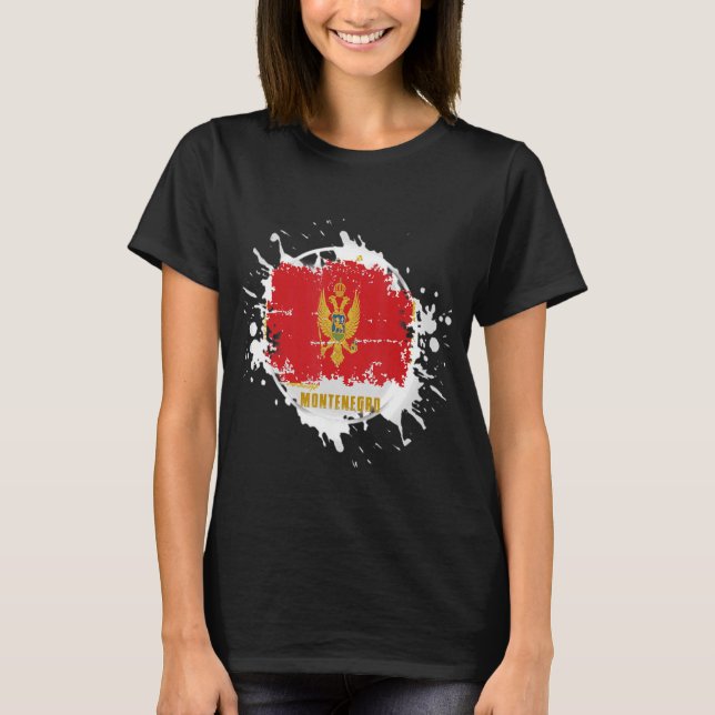 Montenegro Splash T-Shirt (Front)