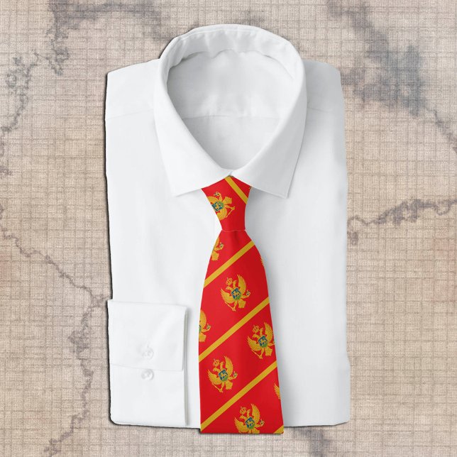 Montenegro Ties, Flag fashion, business Tie (Creator Uploaded)