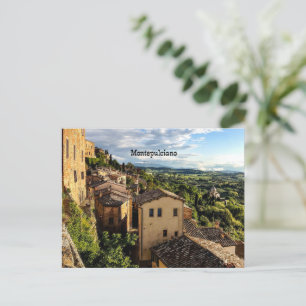 Montepulciano, Toscana, Italy Holiday Postcard