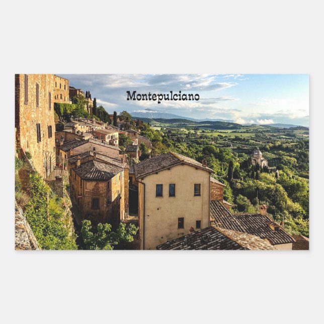Montepulciano, Toscana, Italy Sticker (Front)