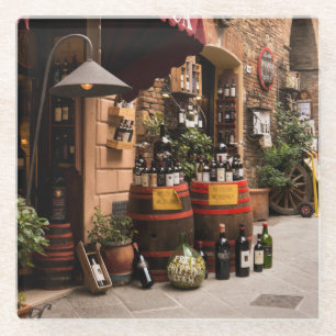 Montepulciano Wine Shop Glass Coaster