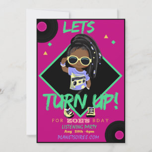 Monter 1 Carte d'invitation pour la fête d'anniver