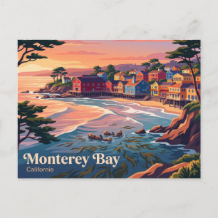 Monterey Bay California Postcard