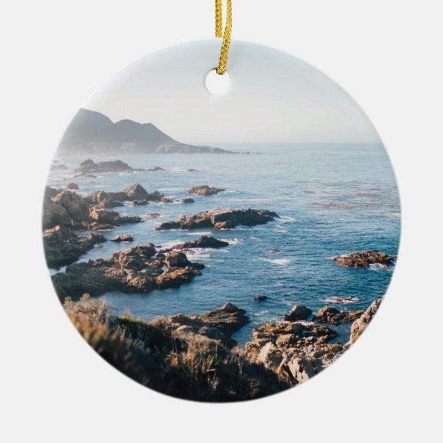 Monterey bay ceramic ornament (Front)