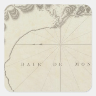 Monterey Bay Region, California Square Sticker