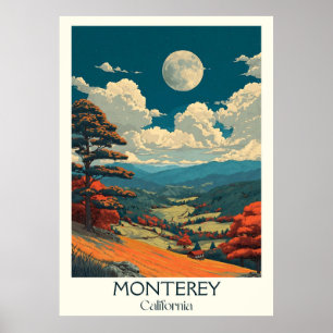 Monterey California Art Print   Scenic Bay City