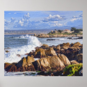 Monterey California Scenic Coast Poster