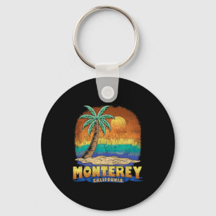 Monterey California Vintage Distressed Souvenir  Keychain