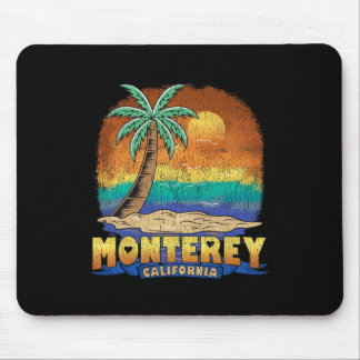 Monterey California Vintage Distressed Souvenir  Mouse Pad