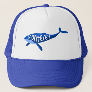 Monterey California Whale Trucker Hat