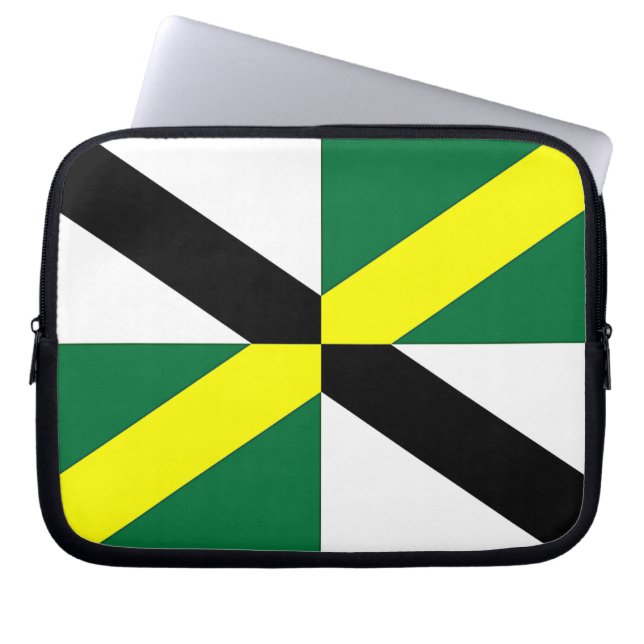 Monterey City Flag Laptop Sleeve (Front)