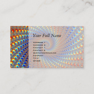 Monterey Fractal Art Business Card