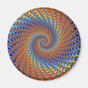 Monterey Fractal Art Magnet