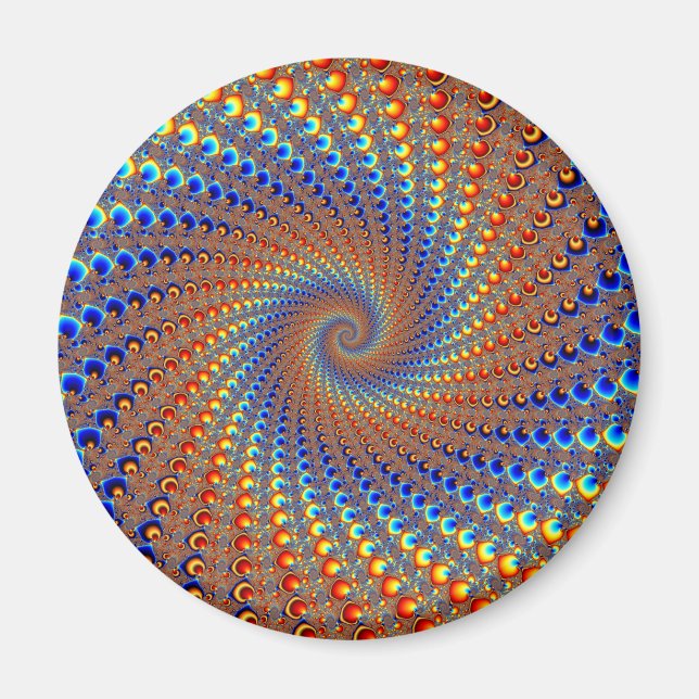 Monterey Fractal Art Magnet (Front)