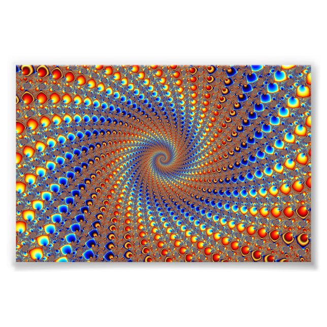 Monterey Fractal Art Photo Print (Front)