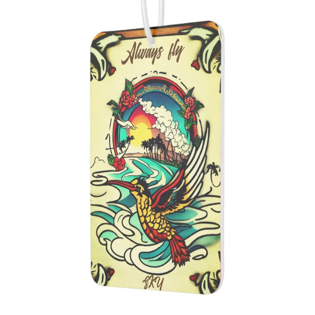  Monterey Tattoo Design: A Symbol of Strength - Air Freshener (Left)