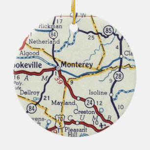 Monterey TN Ceramic Ornament