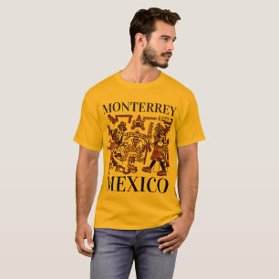 Monterrey Mexico Aztec Design, Men's #2 T-Shirt