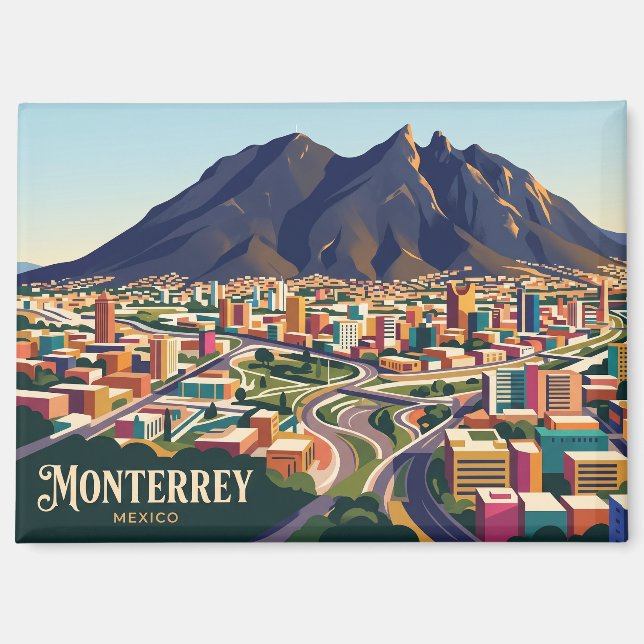 Monterrey Mexico Magnet (Front)