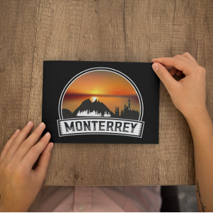 Monterrey Mexico Sunset Cityscape Postcard
