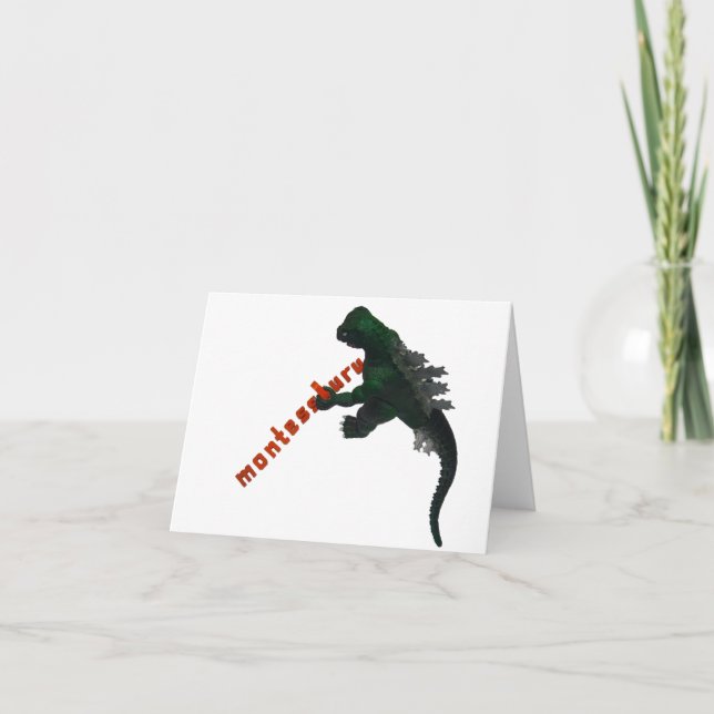 Montessaurus Spire Son Nom Carte Note (Devant)