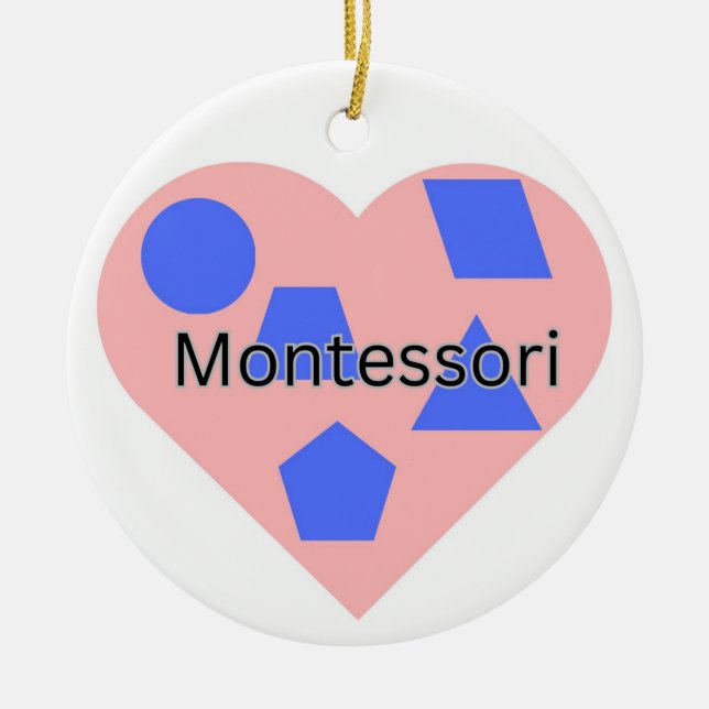 Montessori Ceramic Ornament (Front)