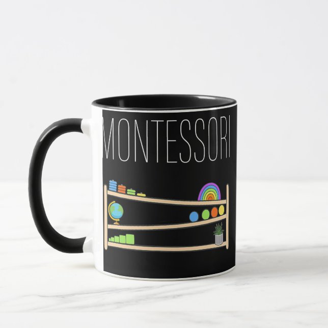 Montessori For Teacher Montessori Education  Mug (Left)