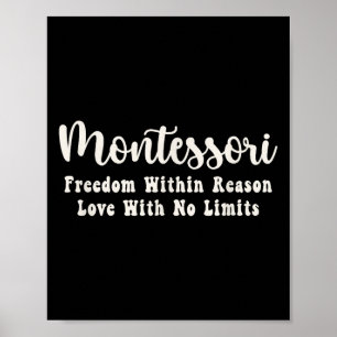 Montessori Motivational Quote, Team Montessori Tea Poster