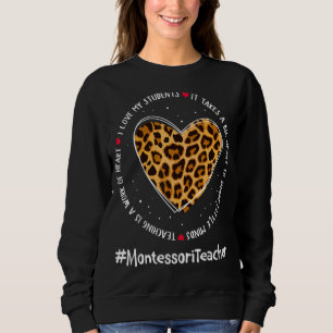 Montessori Teacher Admin Appreciation Week Back To Sweatshirt