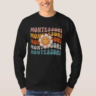 Montessori Teacher Daisy Colorful T-Shirt