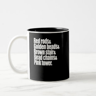 Montessori Teacher Two-Tone Coffee Mug
