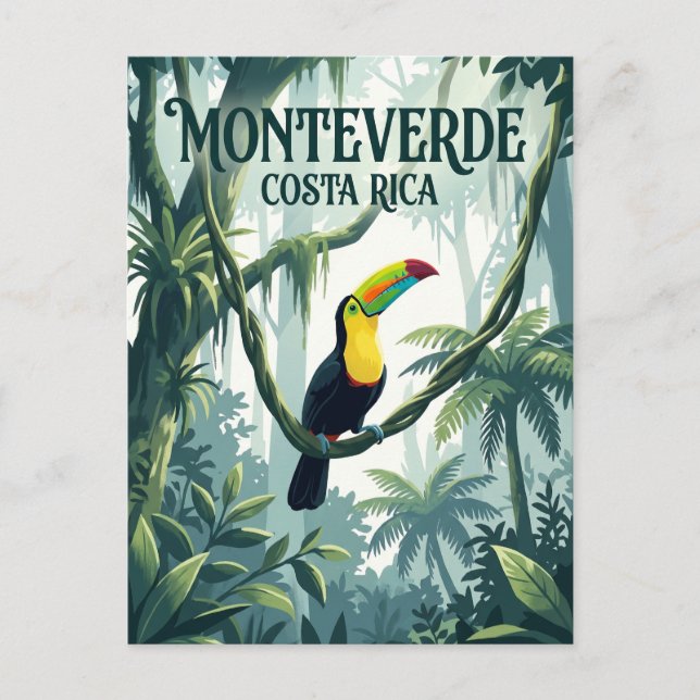 Monteverde Cloud Forest Costa Rica Postcard (Front)