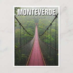 Monteverde Cloud Forest Costa Rica Travel Postcard