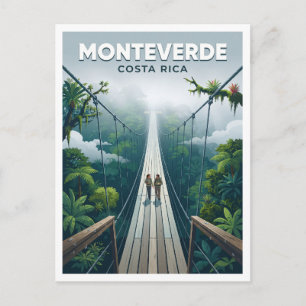 Monteverde Cloud Forest Hanging Bridges Gift Postcard