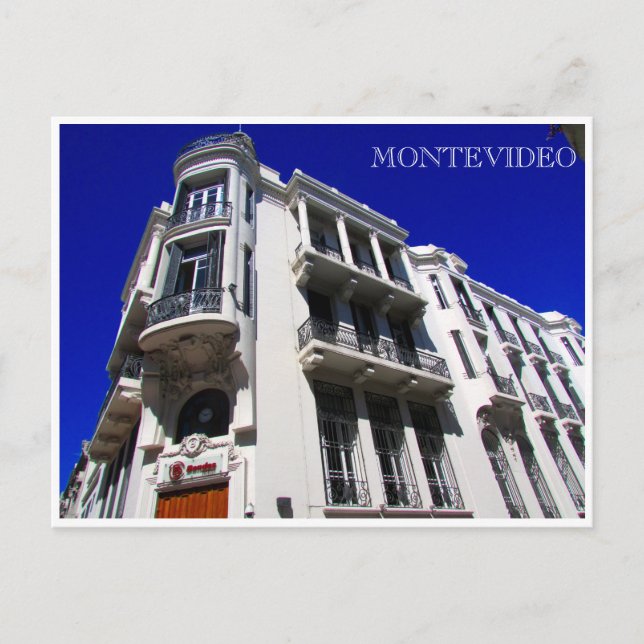 montevideo architecture postcard (Front)