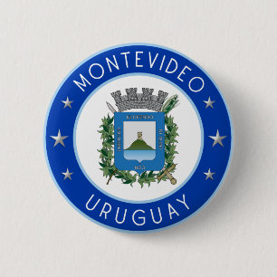 Montevideo Coat Of Arms 2 Inch Round Button