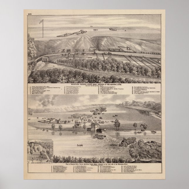 Montevideo, Granite Falls, , Minnesota Poster (Front)