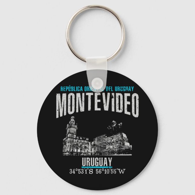 Montevideo Keychain (Front)
