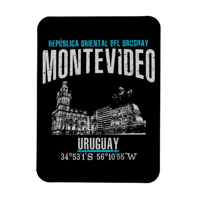 Montevideo Magnet (Vertical)