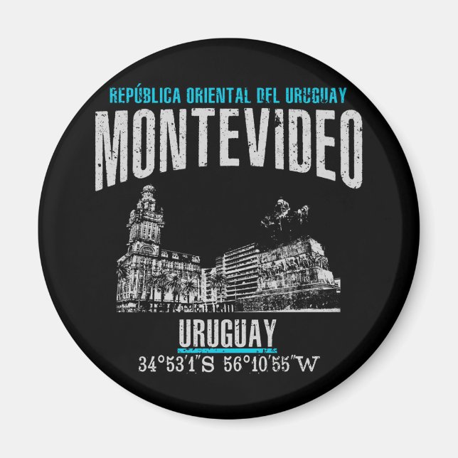 Montevideo Magnet (Front)
