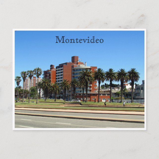 montevideo rambla postcard (Front)