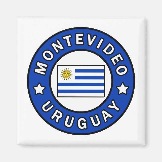 Montevideo Uruguay Magnet (Front)